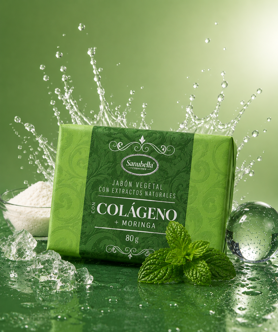 JABON CON COLAGENO - MORINGA