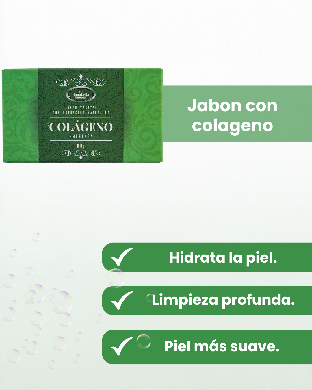 JABON CON COLAGENO - MORINGA