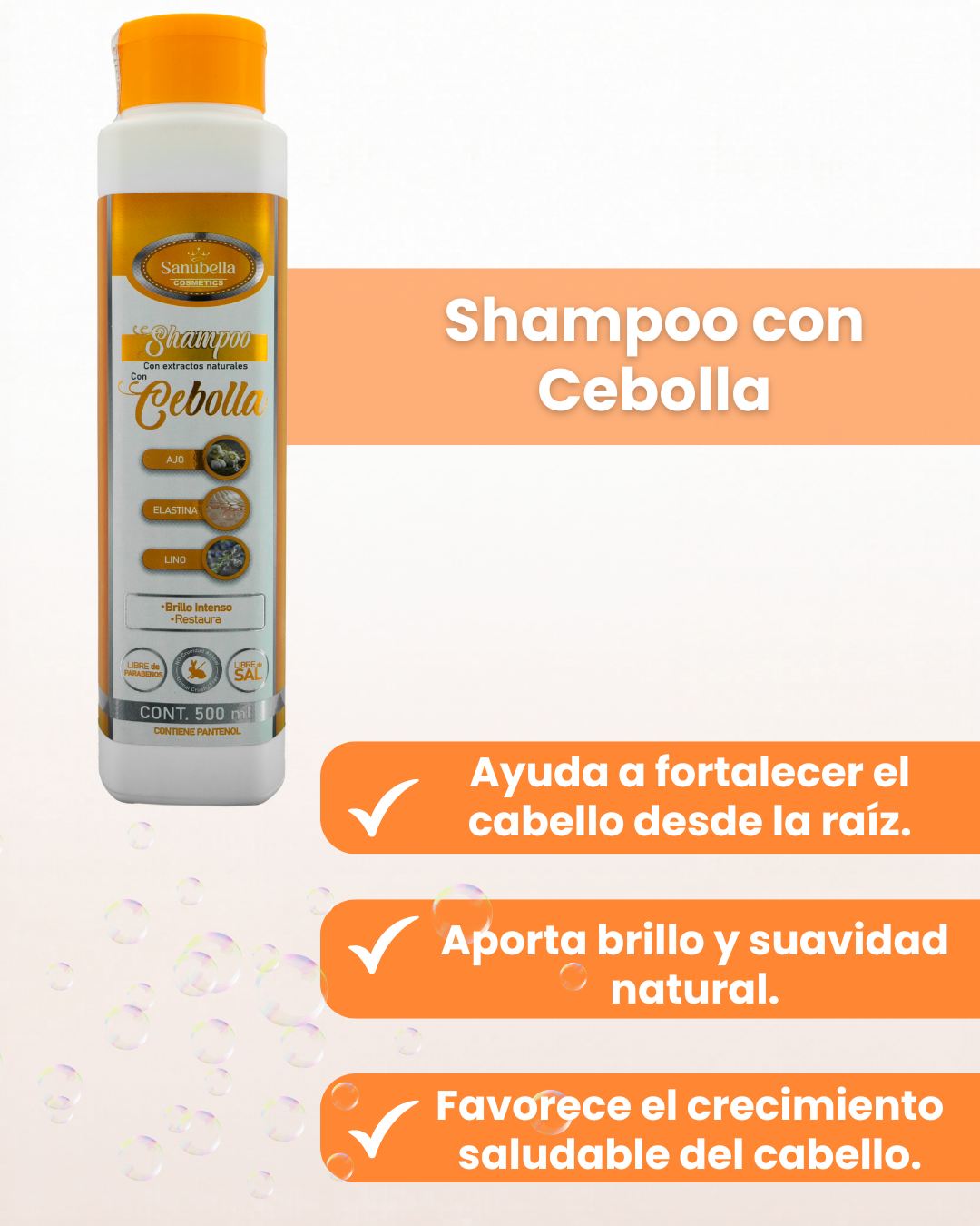 Shampoo con Cebolla