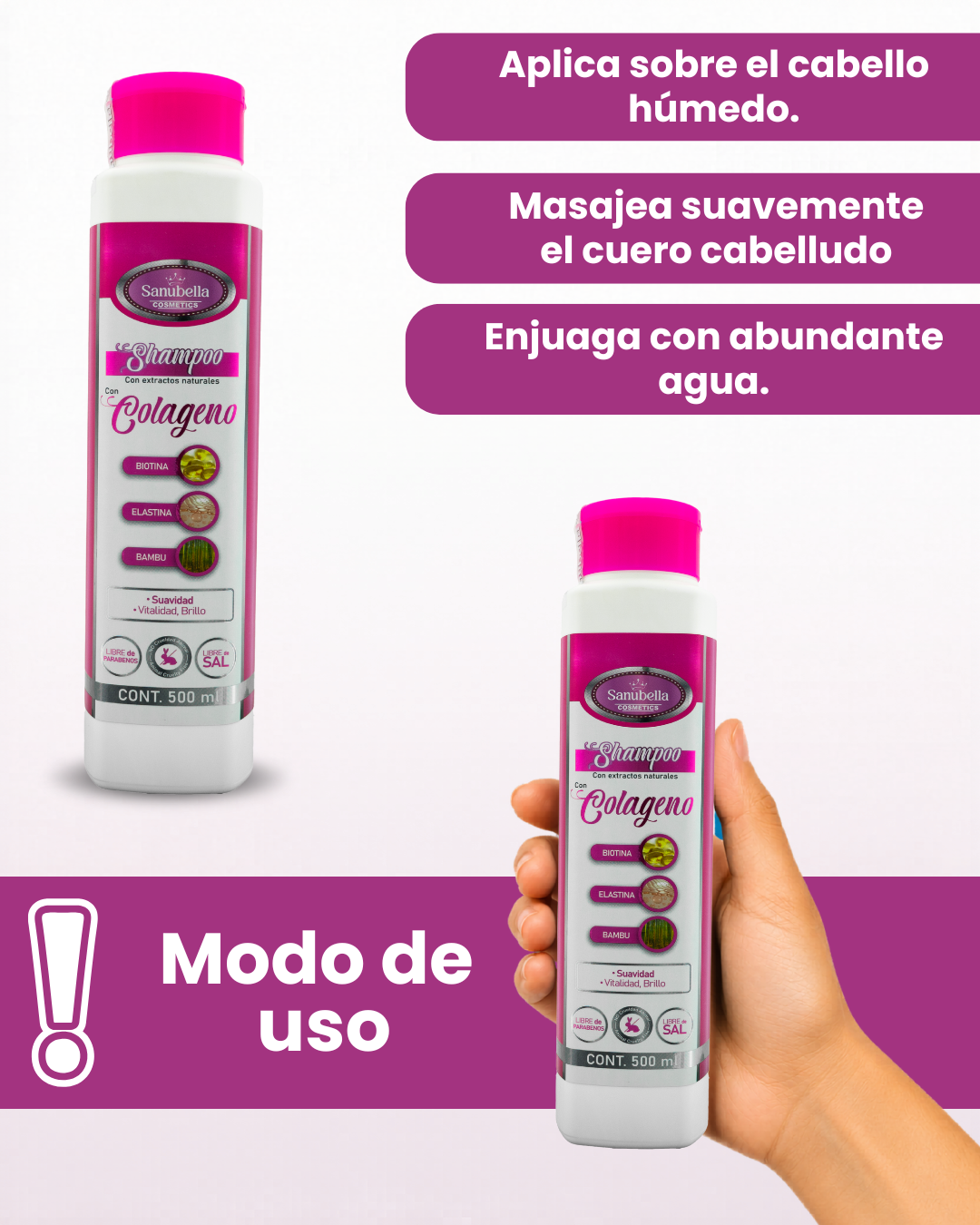 SHAMPOO CON COLAGENO