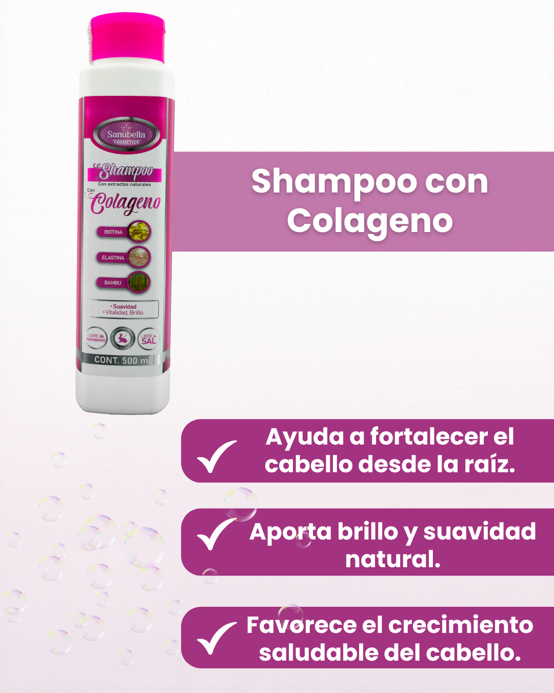 SHAMPOO CON COLAGENO