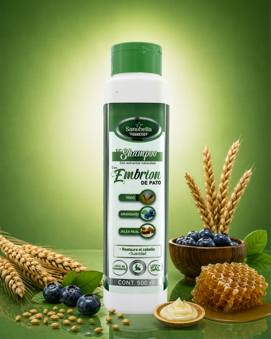 SHAMPOO CON EMBRION DE PATO